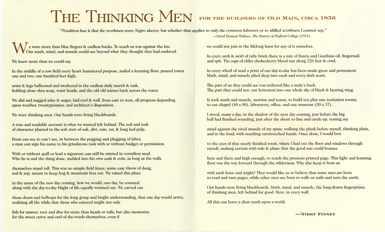 “The Thinking Men”