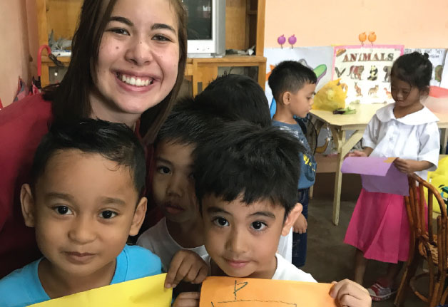 Vera Oberg ’20 did independent research in the Philippines