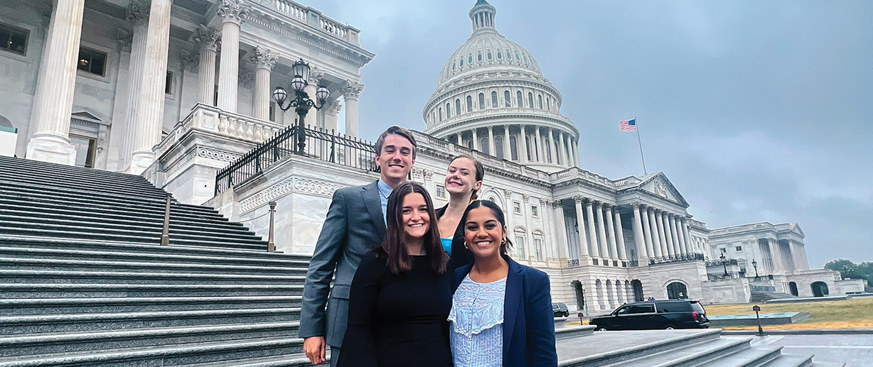 STUDENTS WHO PARTICIPATED IN TFAS INTERNSHIP PROGRAM IN WASHINGTON, D.C.