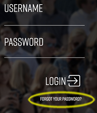Forgot password link on myWofford