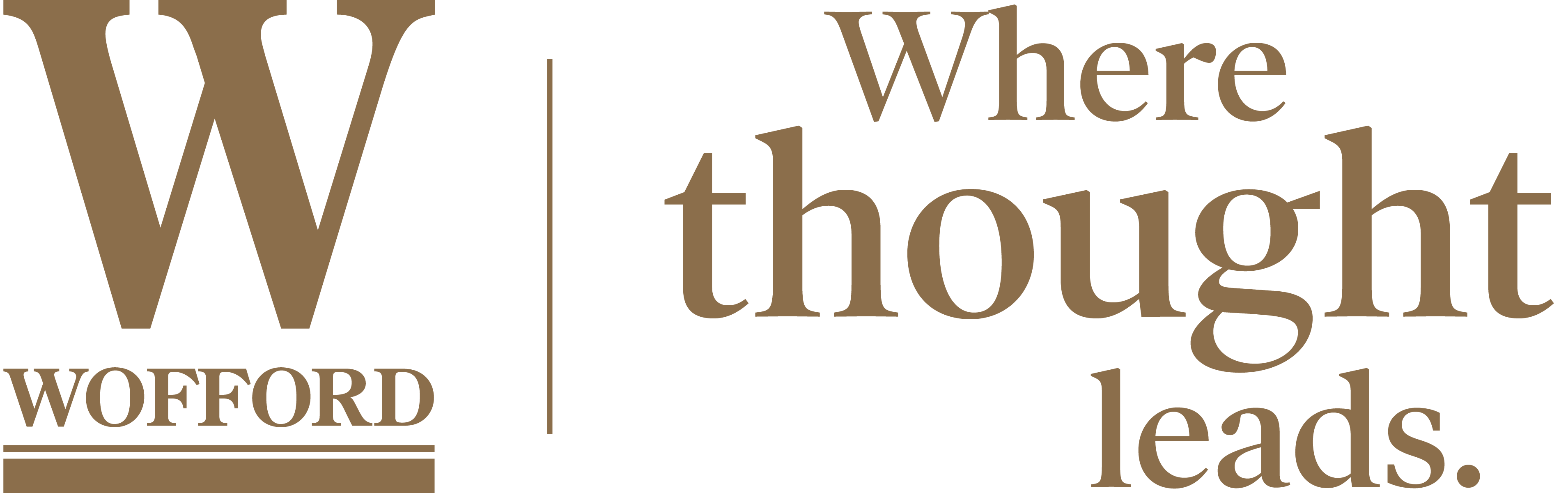 Wofford tagline logo